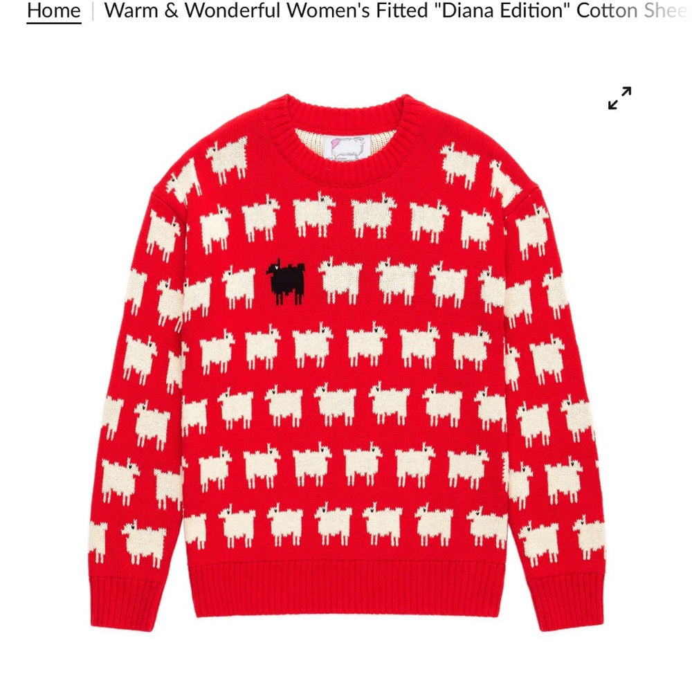 Princess Diana Rowing Blazers Black sheep sweater